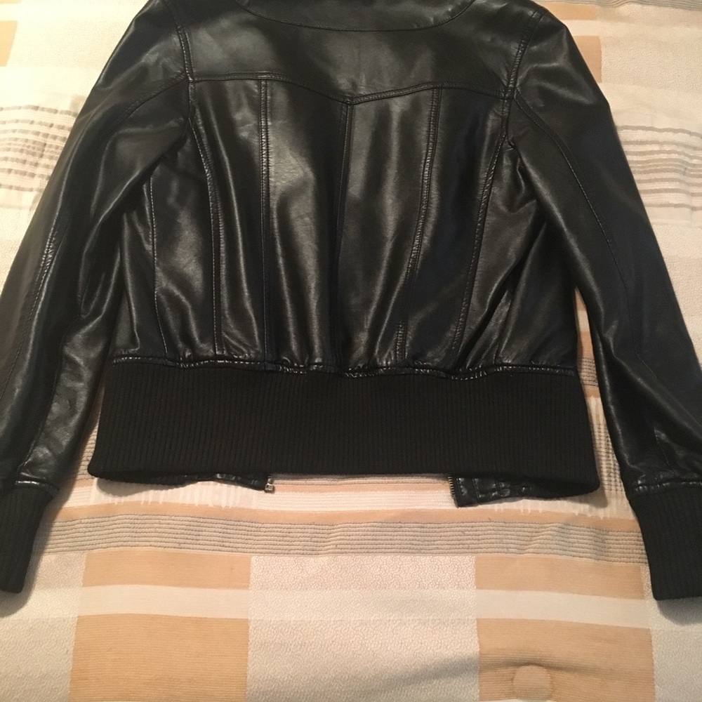 Black Leather Jacket - image 2
